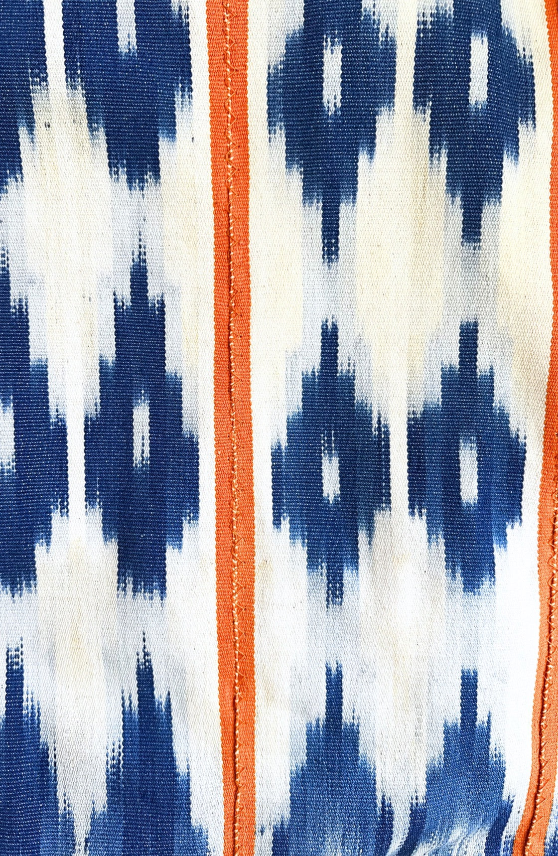 Cabas Kôkô — Tissu Baoulé tissé à la main Blanc