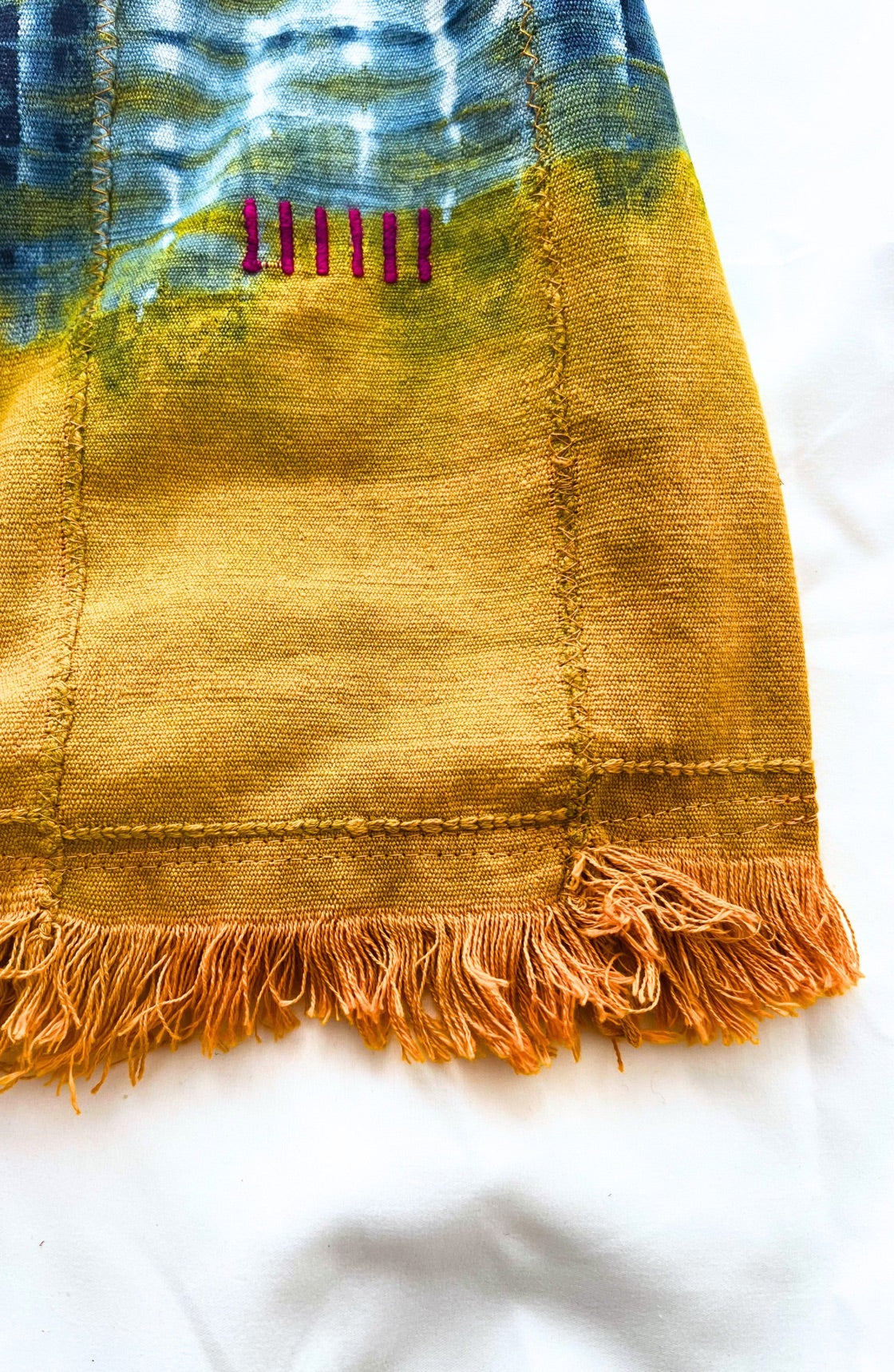 Cabas Kôkô — Tissu Baoulé tissé à la main Tiedye