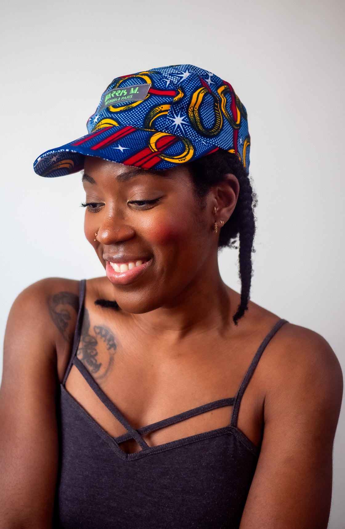 Casquette unisexe en tissu wax – Style, Confort et Protection