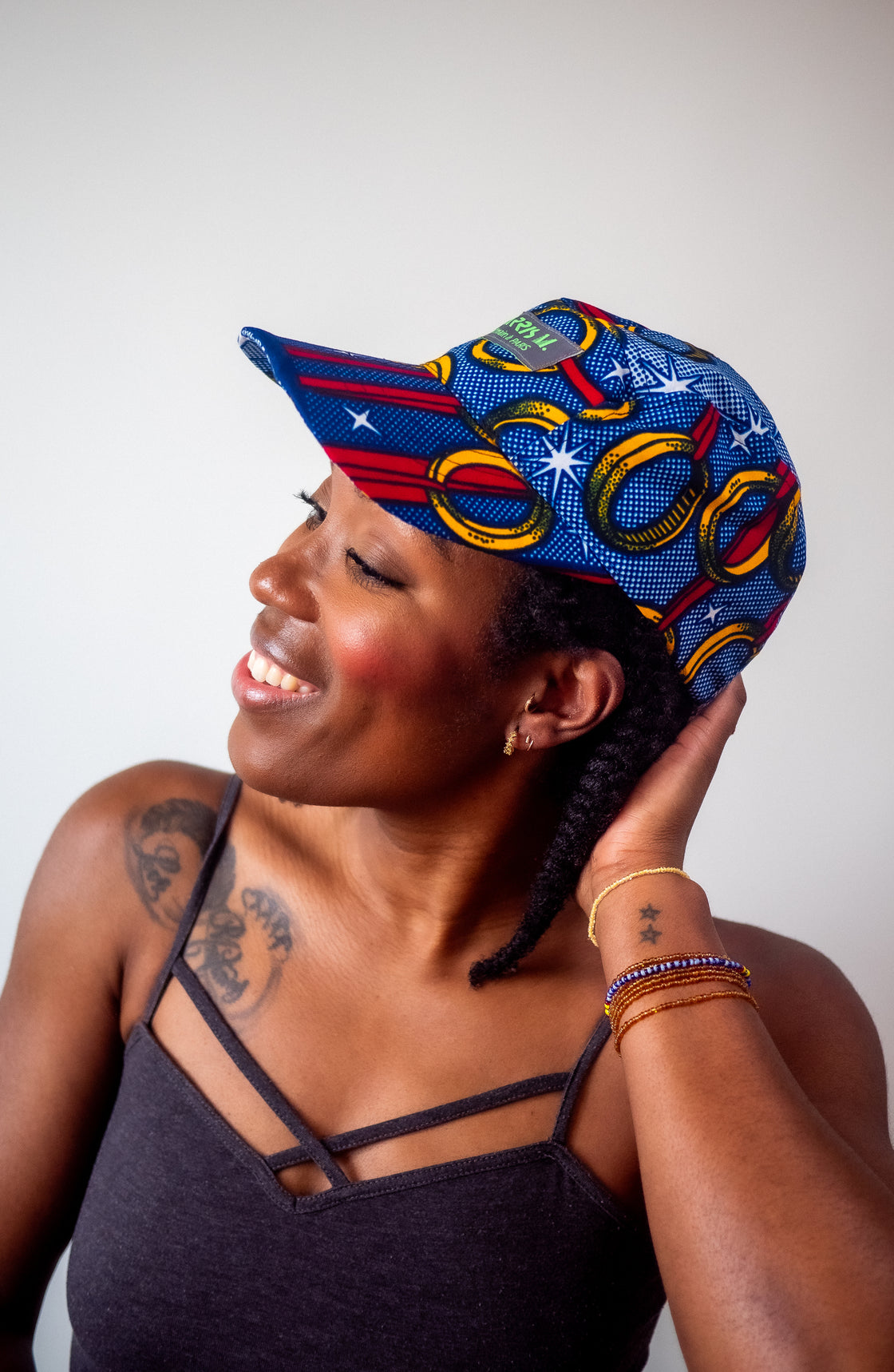 Casquette unisexe en tissu wax – Style, Confort et Protection