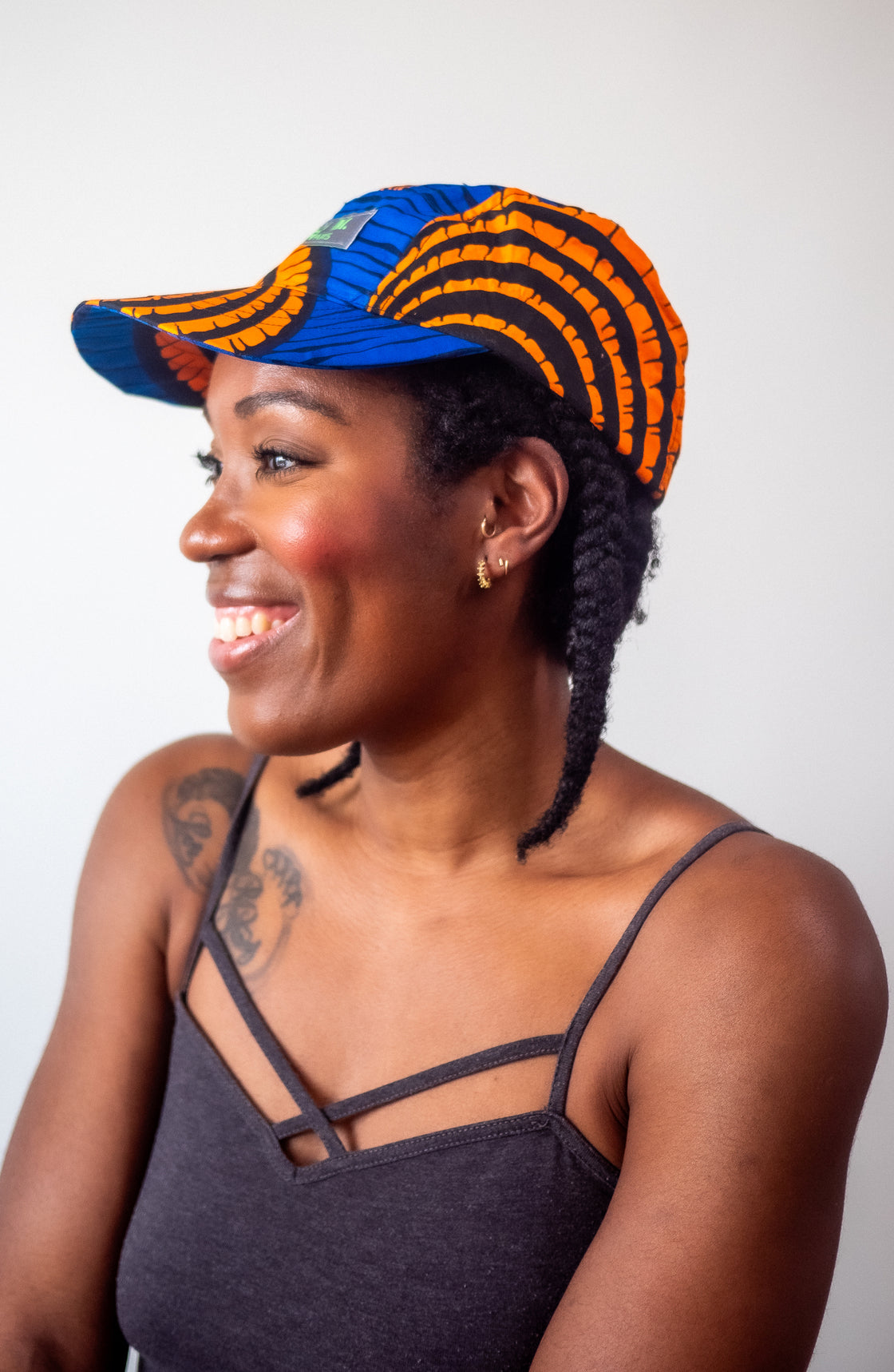 Casquette unisexe en tissu wax – Style, Confort et Protection - Ubuntu Cap