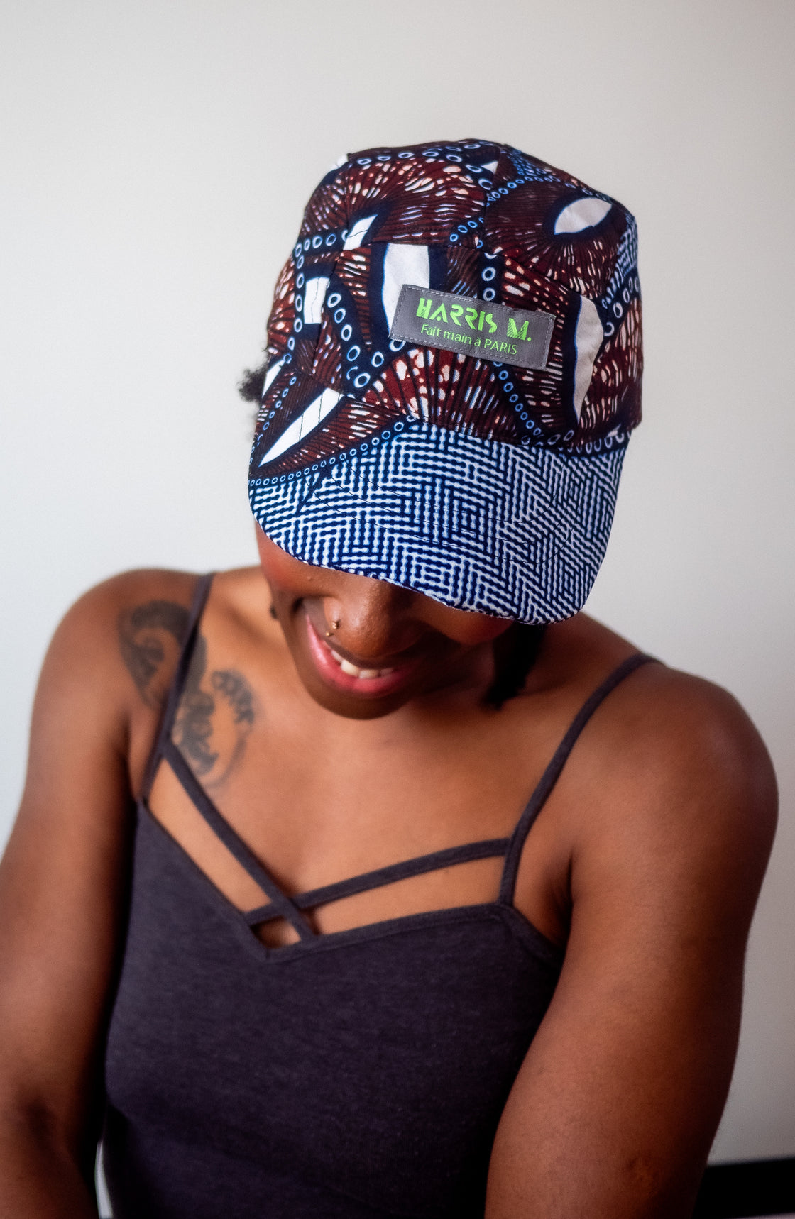Casquette unisexe en tissu wax – Style, Confort et Protection - Bamako Flow