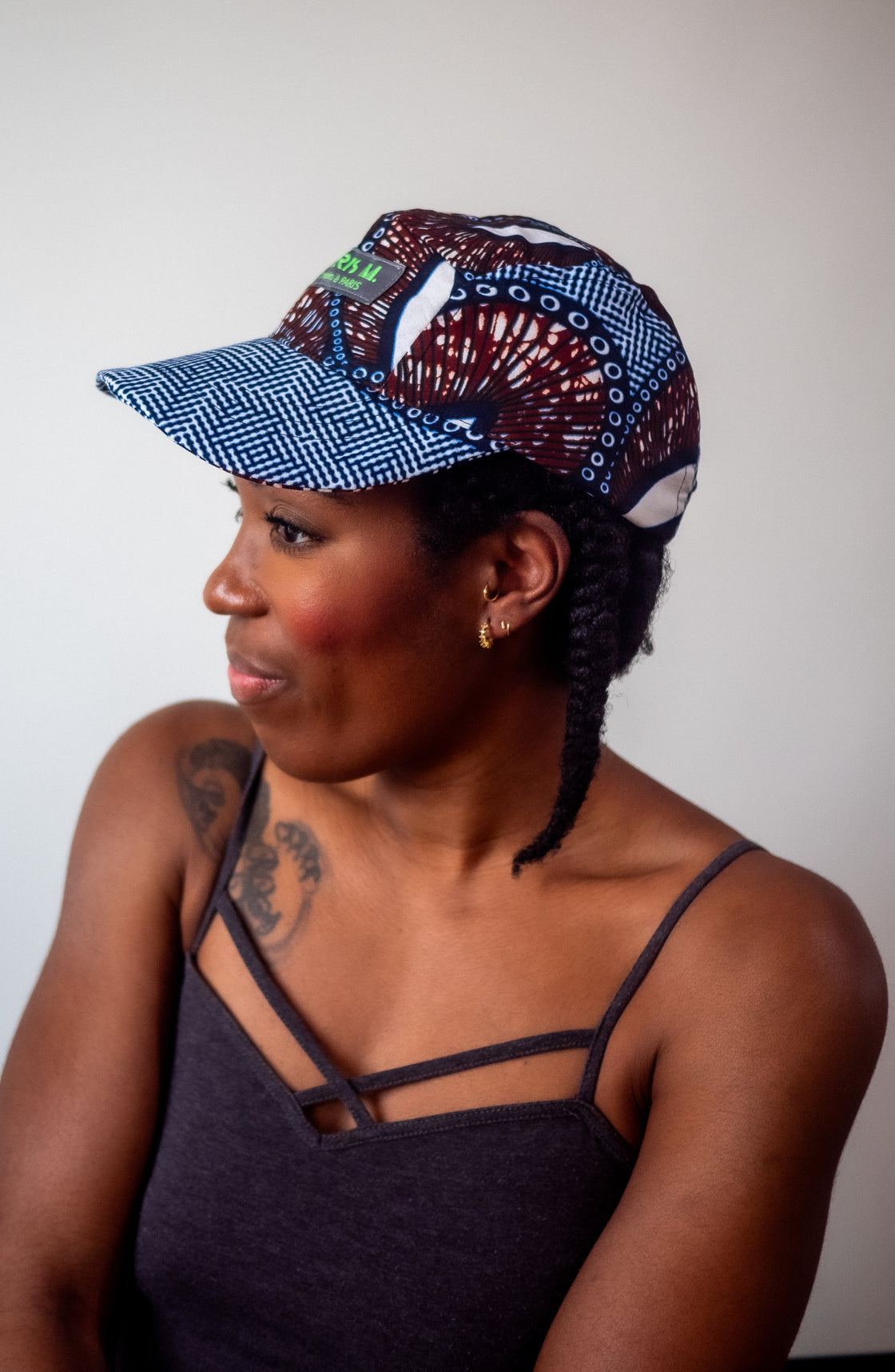 Casquette unisexe en tissu wax – Style, Confort et Protection - Bamako Flow