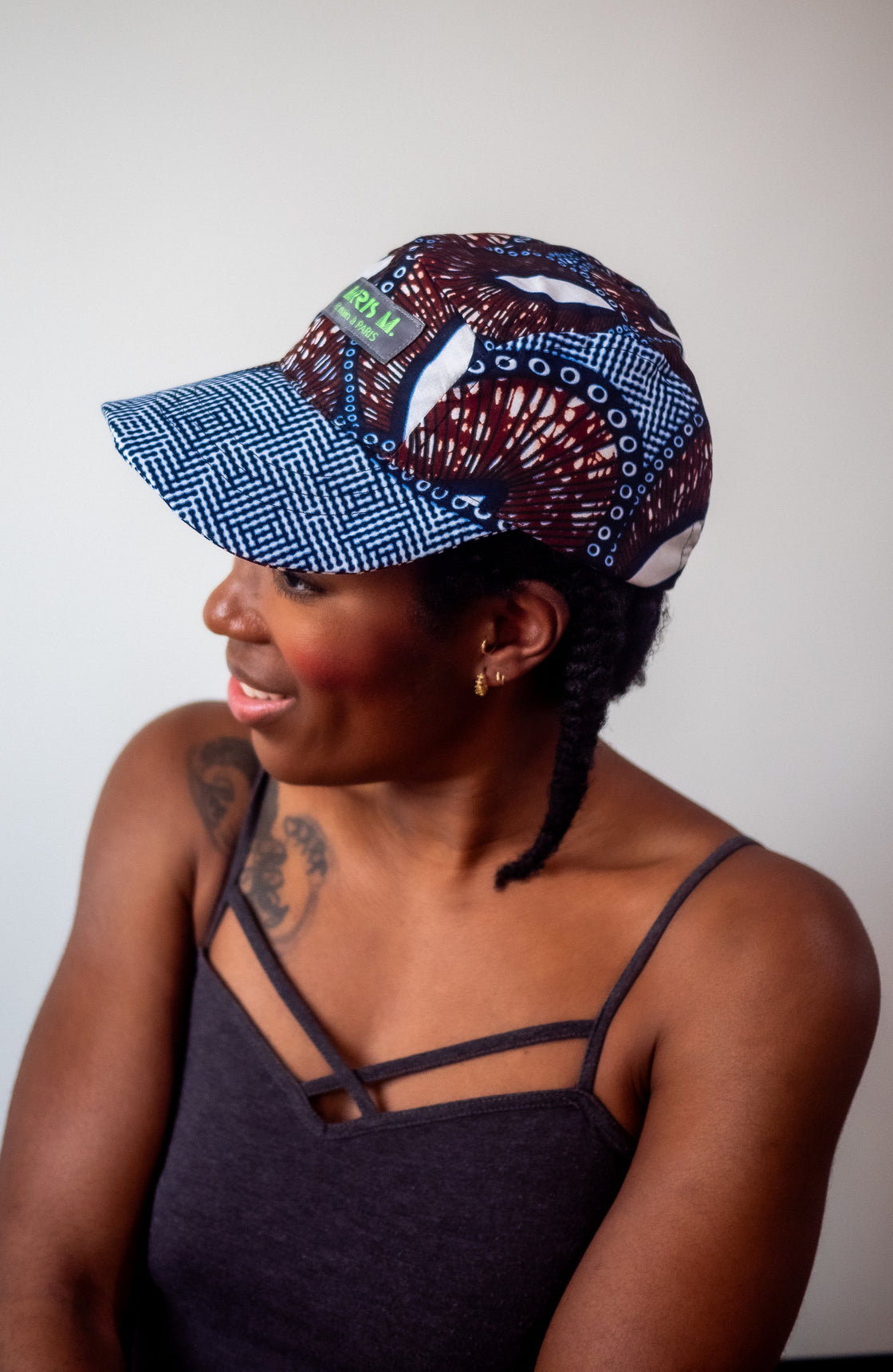 Casquette unisexe en tissu wax – Style, Confort et Protection - Bamako Flow