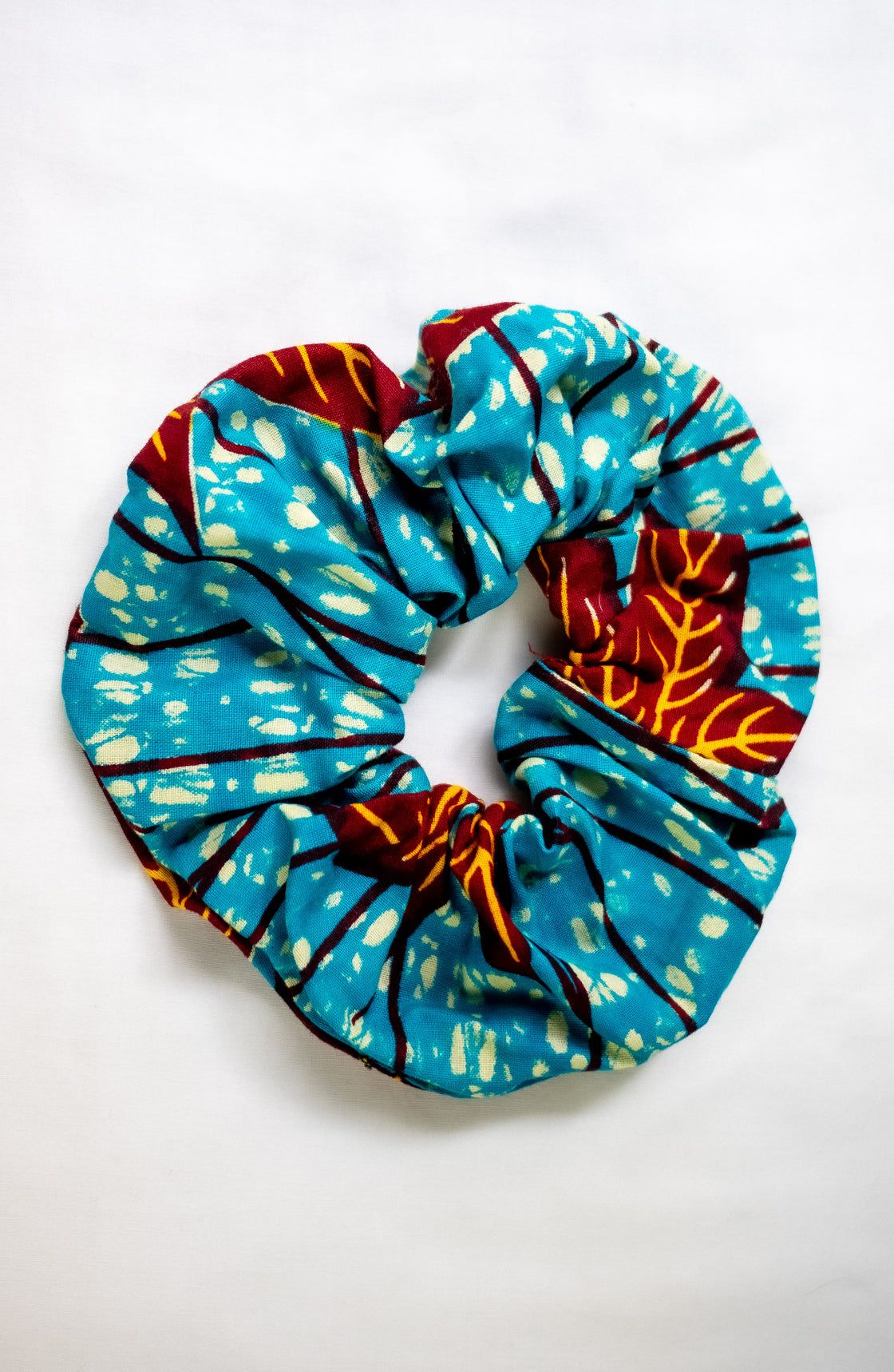Chouchou wax tons Vert/Bleu