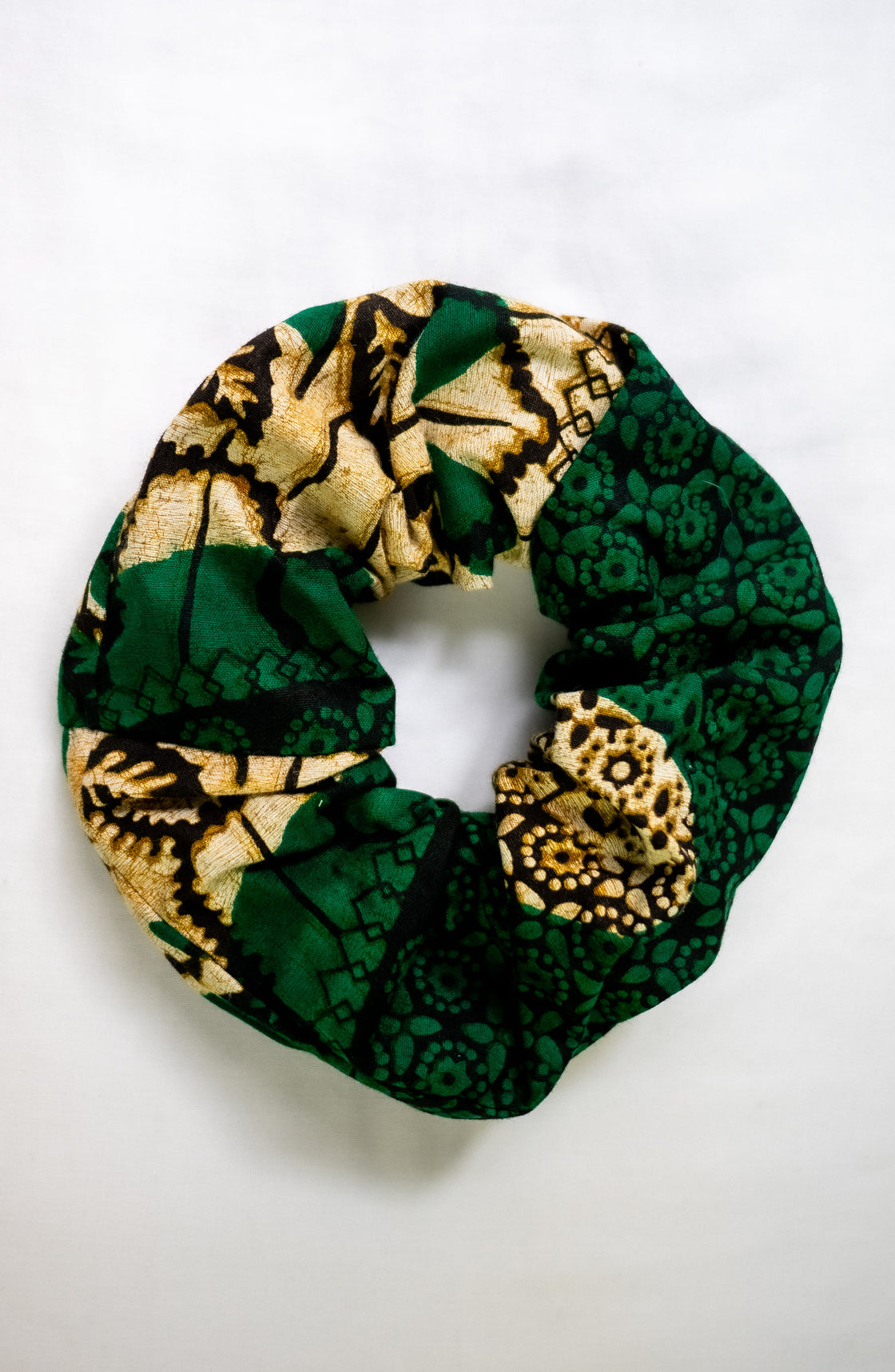 Chouchou wax tons Vert/Bleu