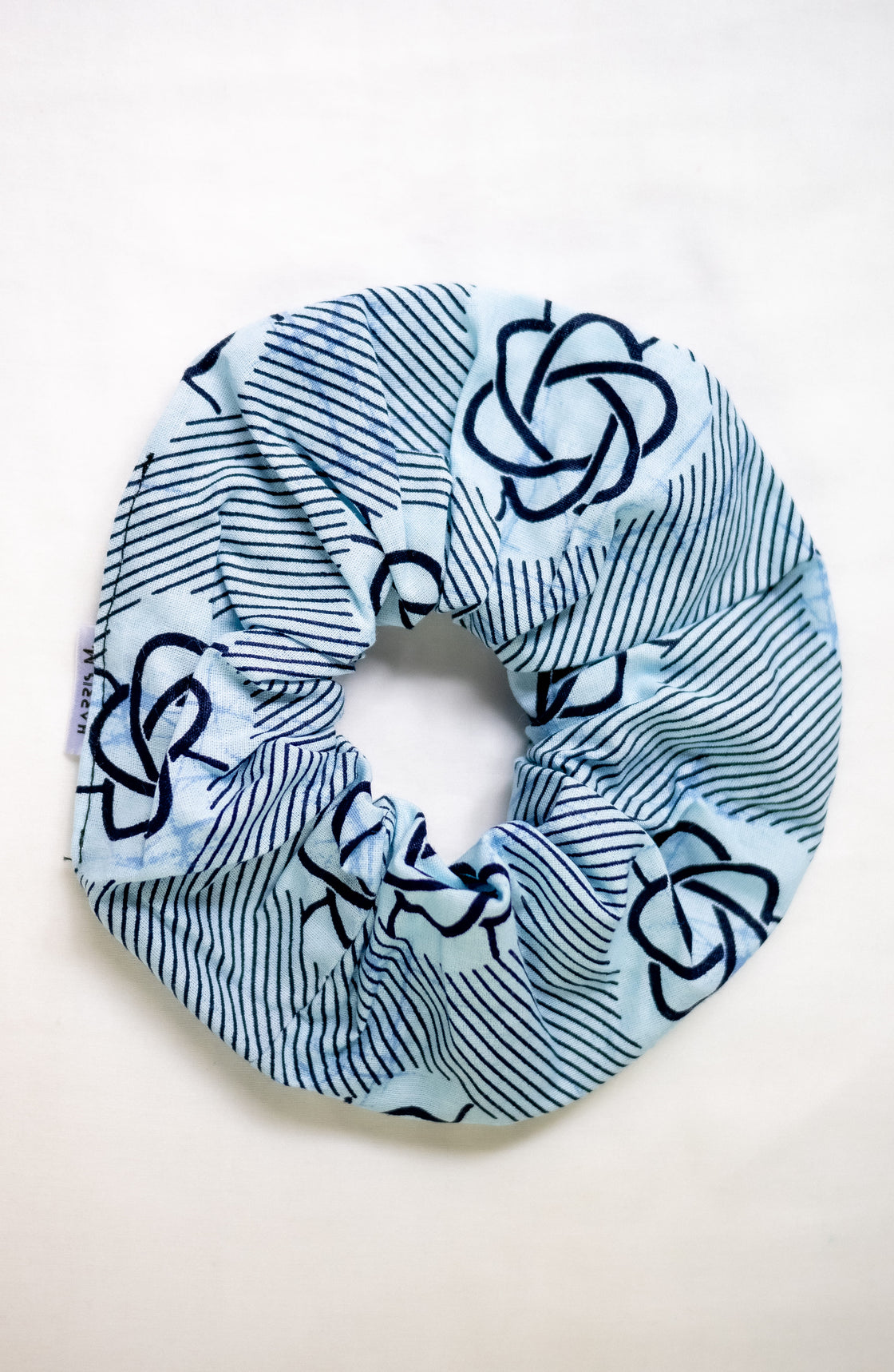 Chouchou wax tons Vert/Bleu