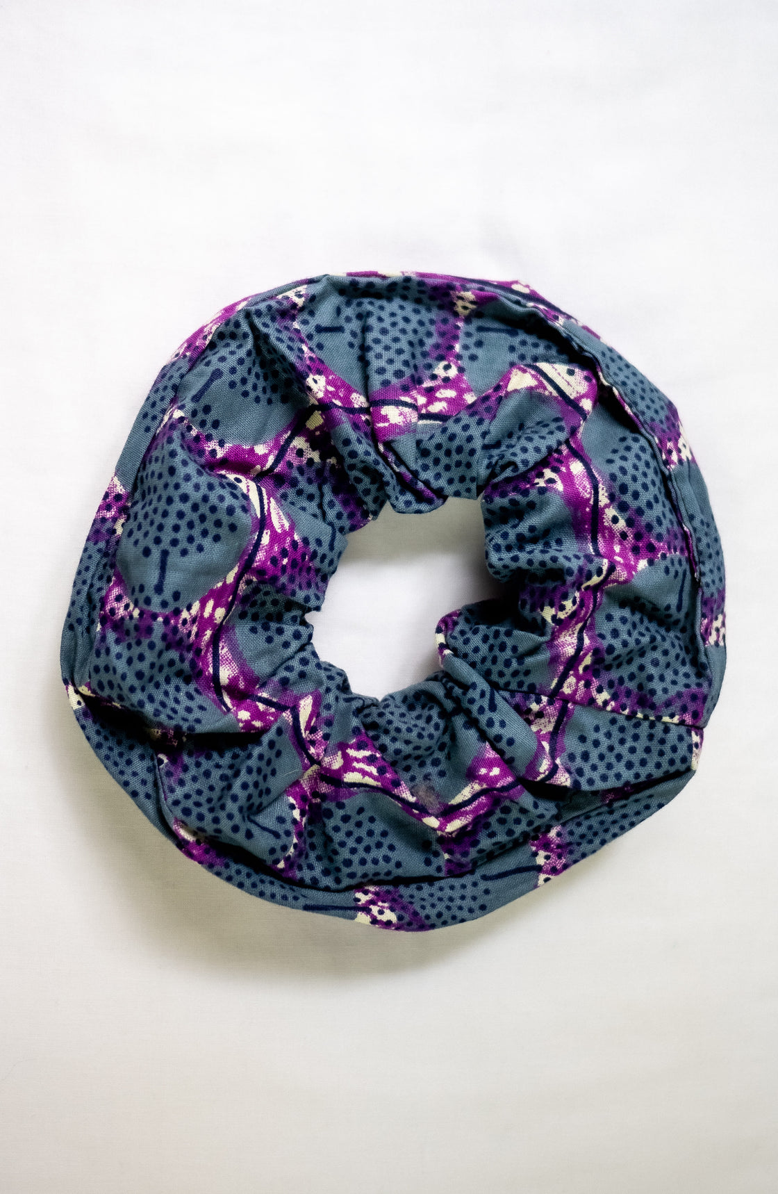 Chouchou wax tons Vert/Bleu
