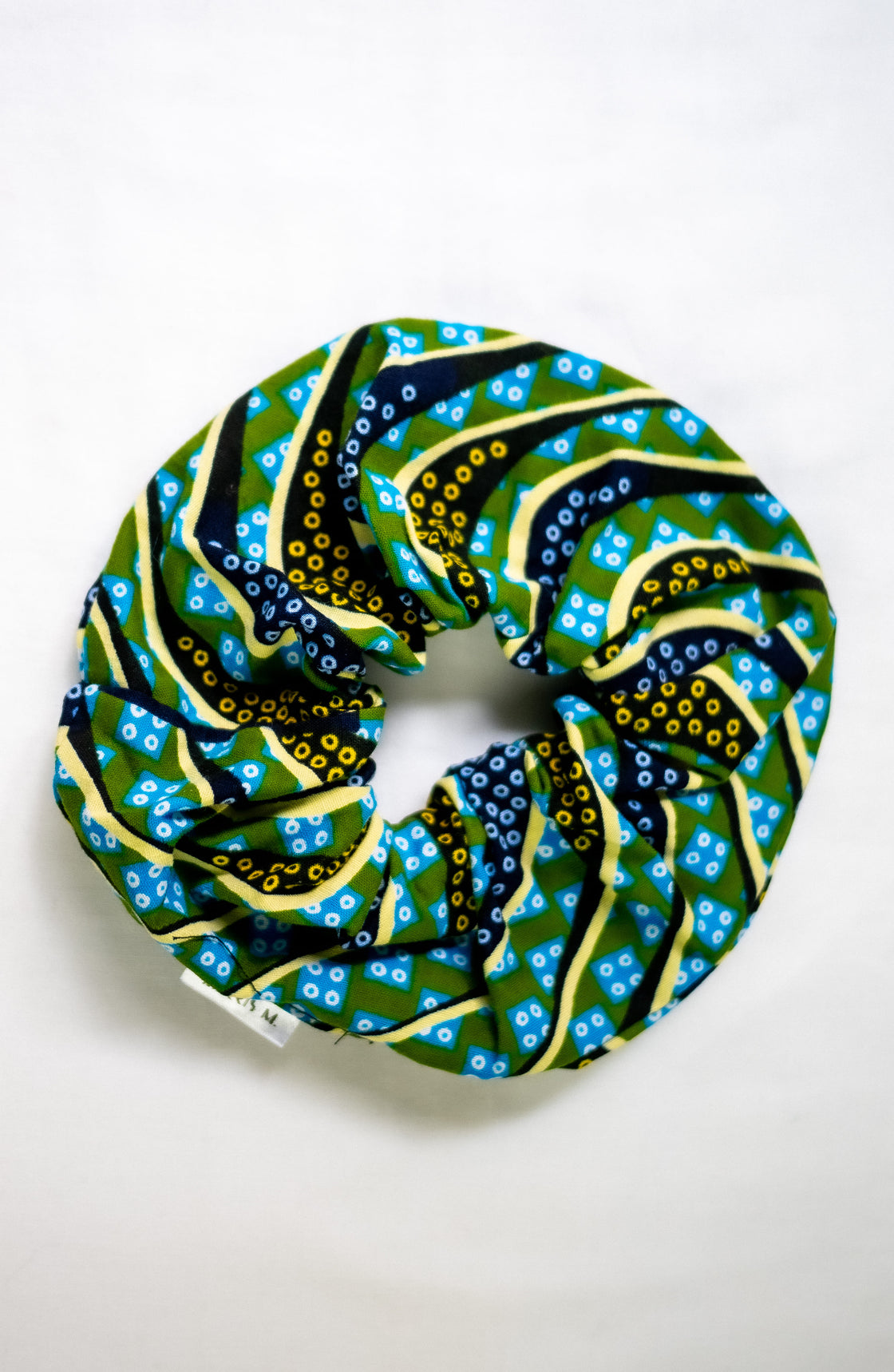 Chouchou wax tons Vert/Bleu