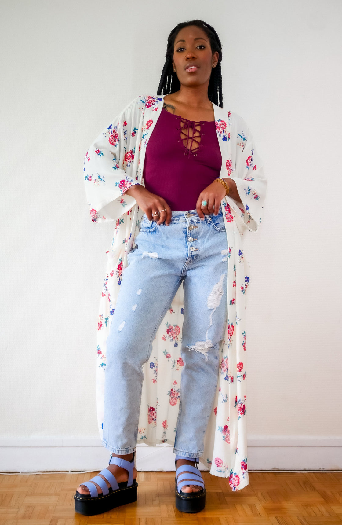 Kimono maxi long Fololo
