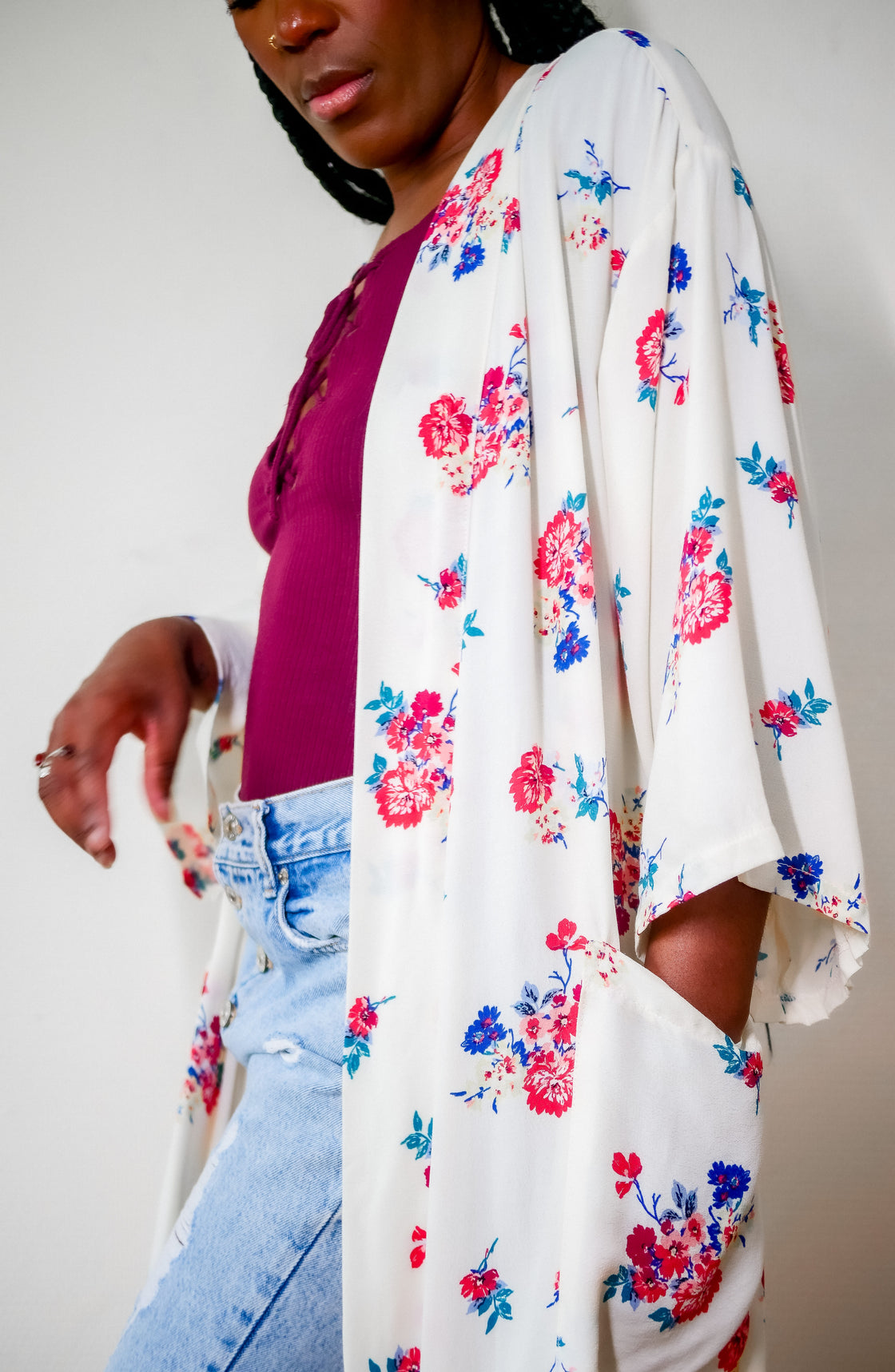 Kimono maxi long Fololo