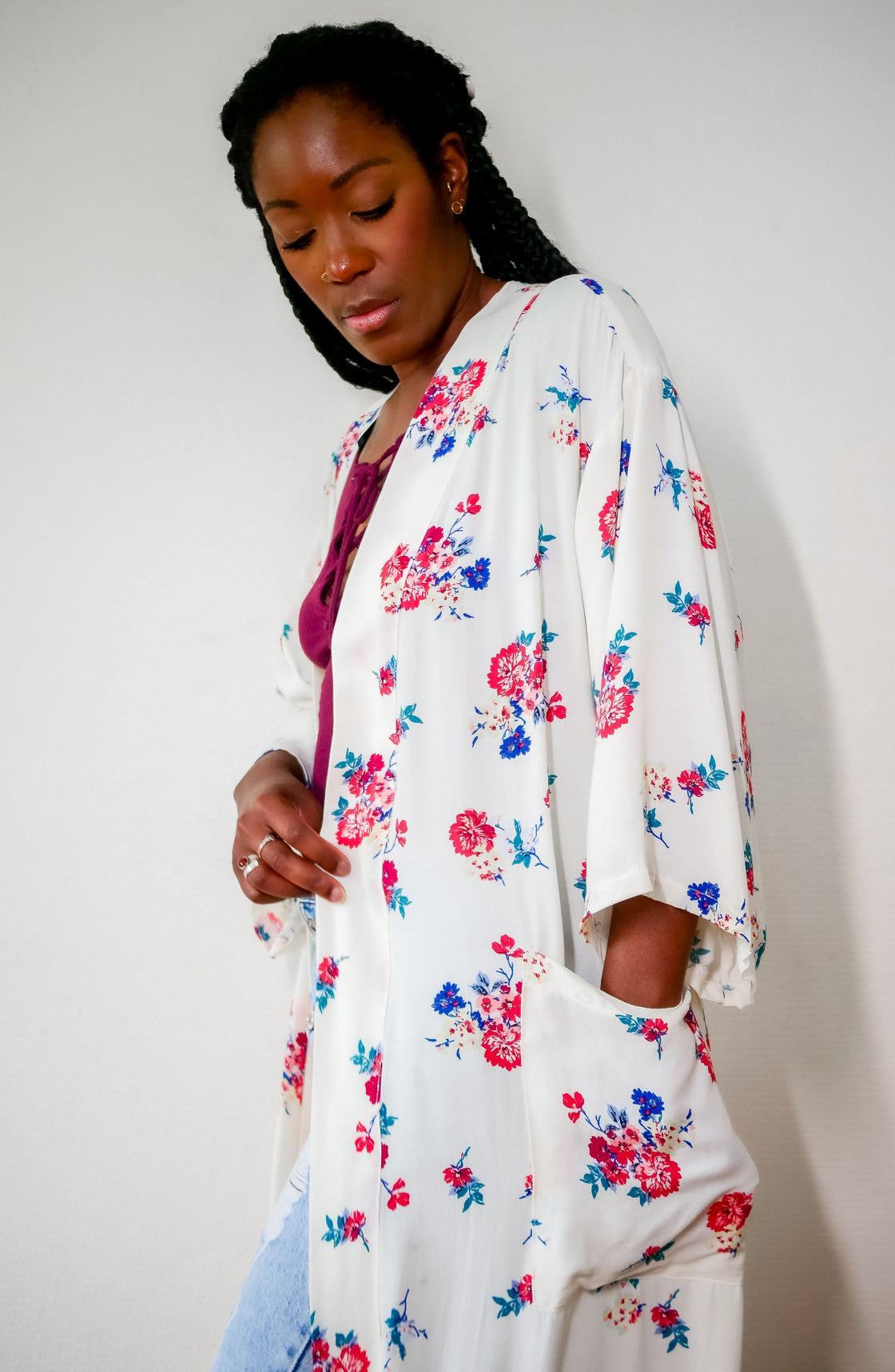 Kimono maxi long Fololo