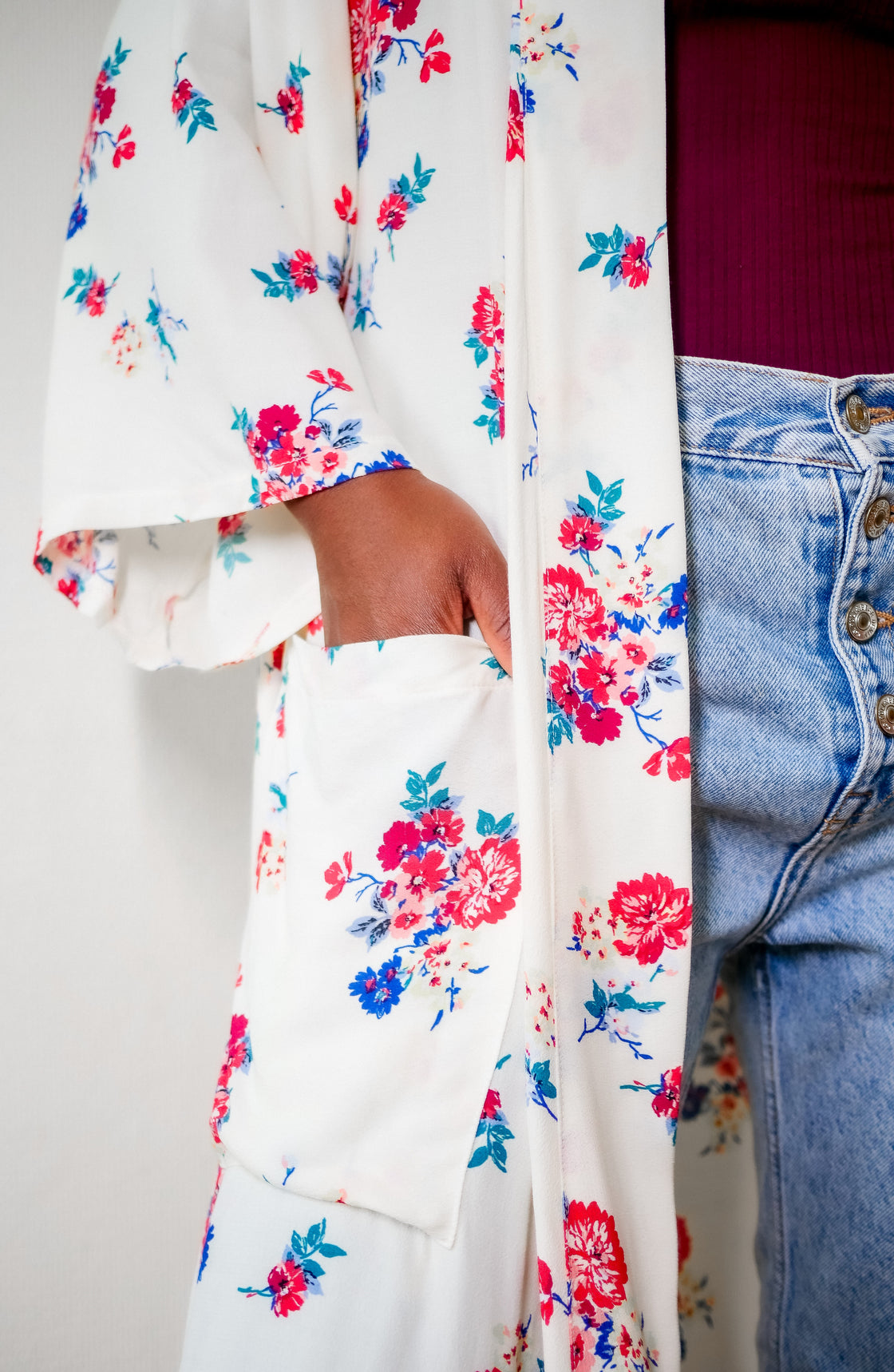 Kimono maxi long Fololo