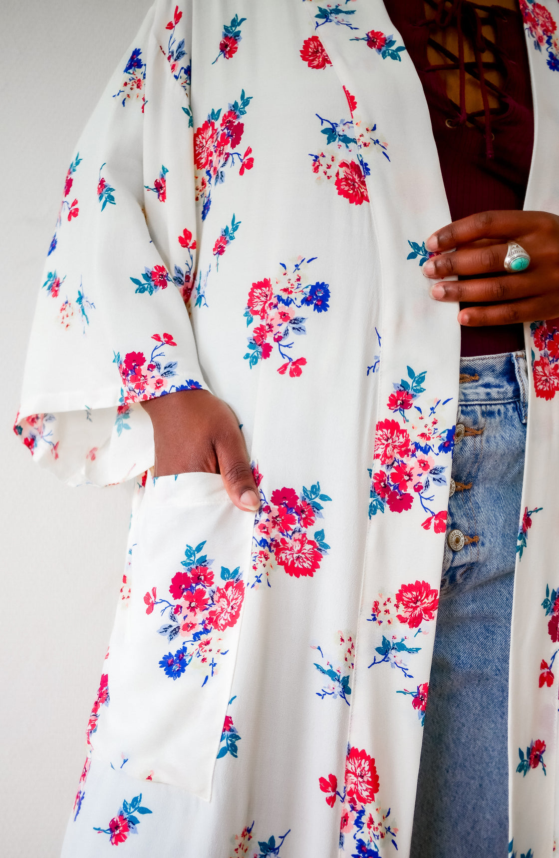 Kimono maxi long Fololo