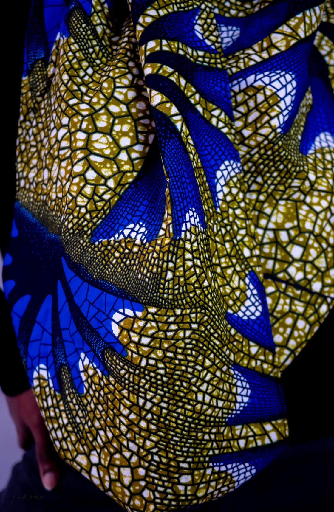 Snood wax Bleu Kaki