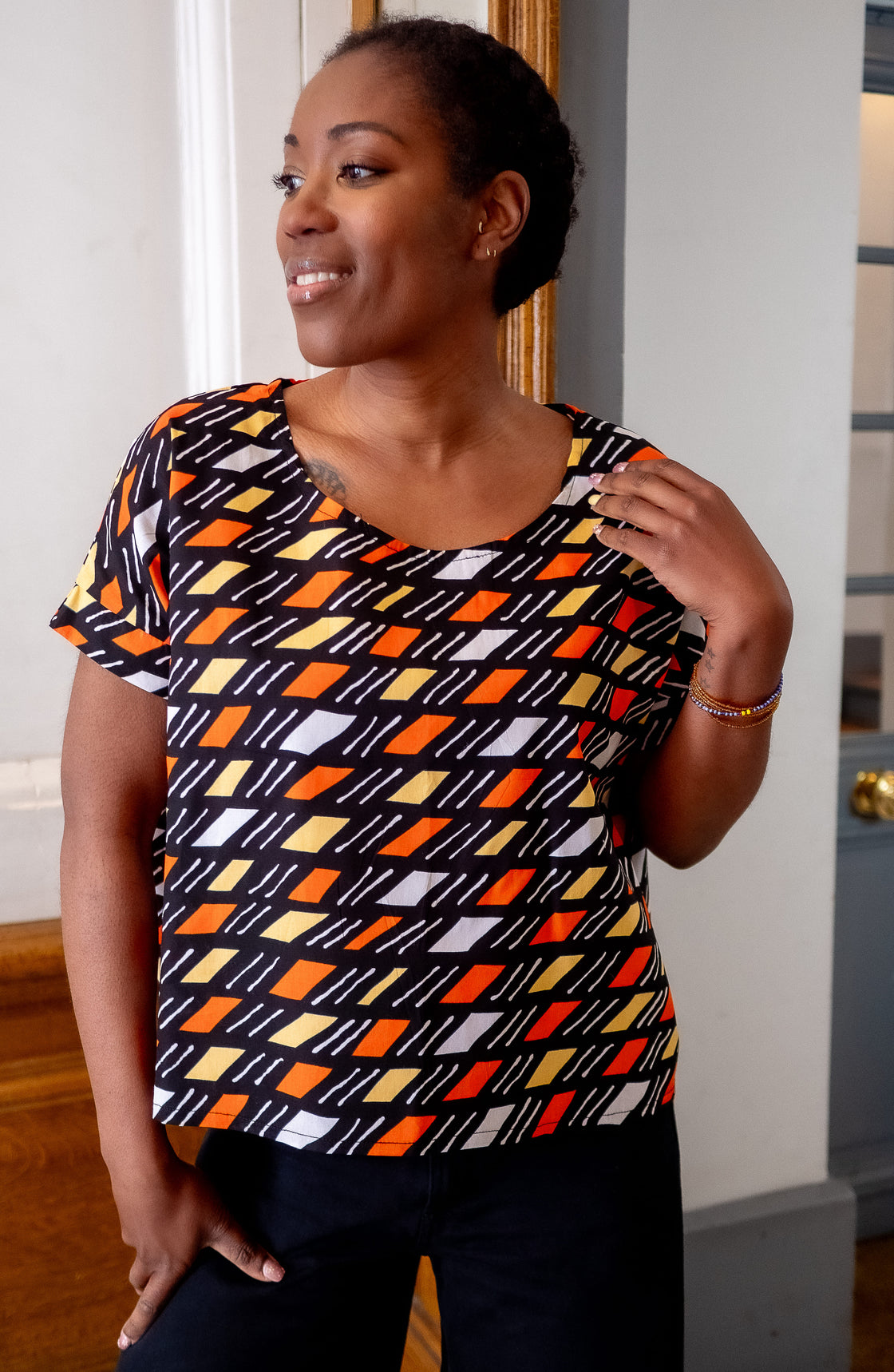 Blouse wax  Foutika - Bogo Noir