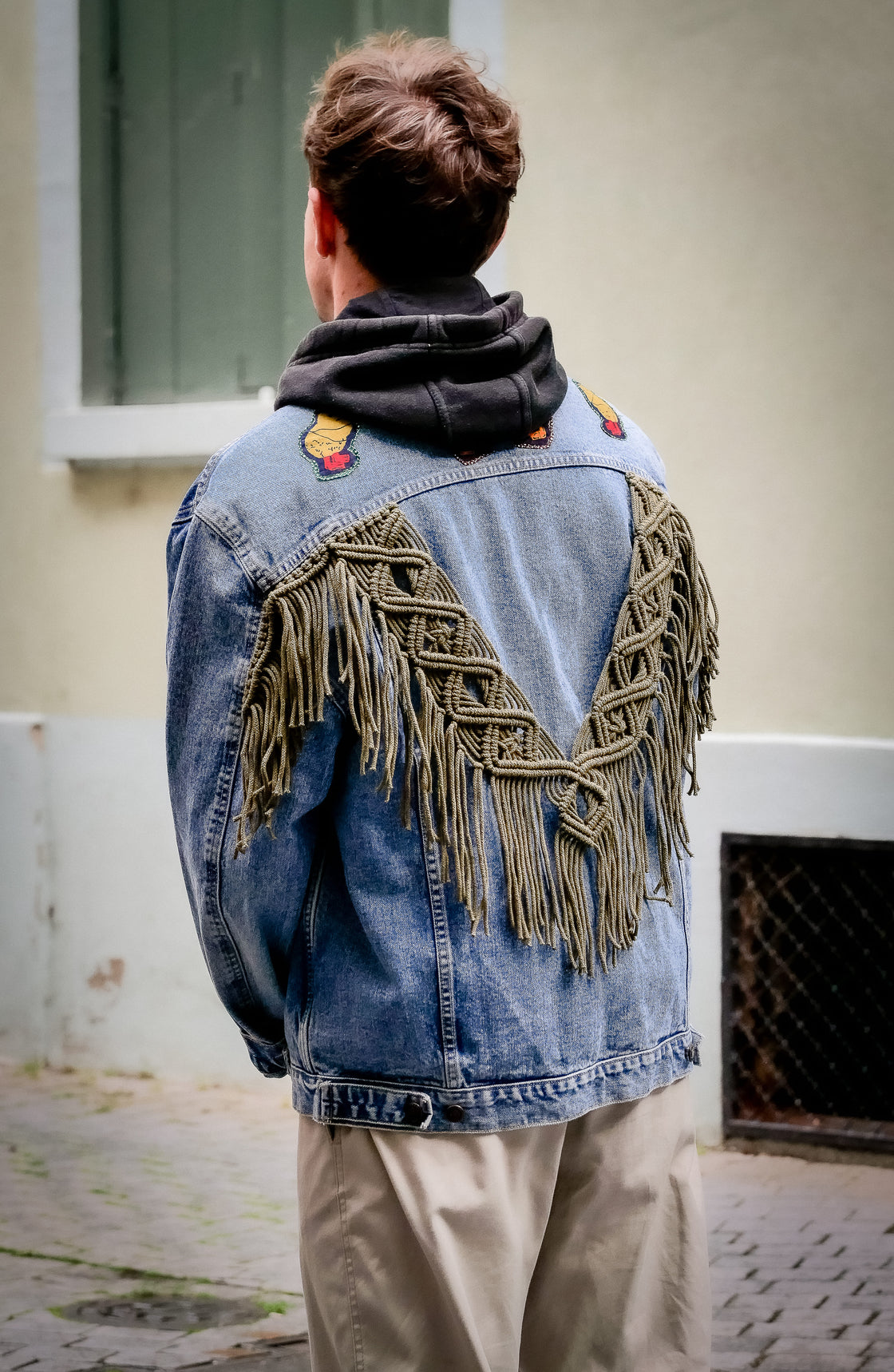 Veste en jean upcyclé - Coq