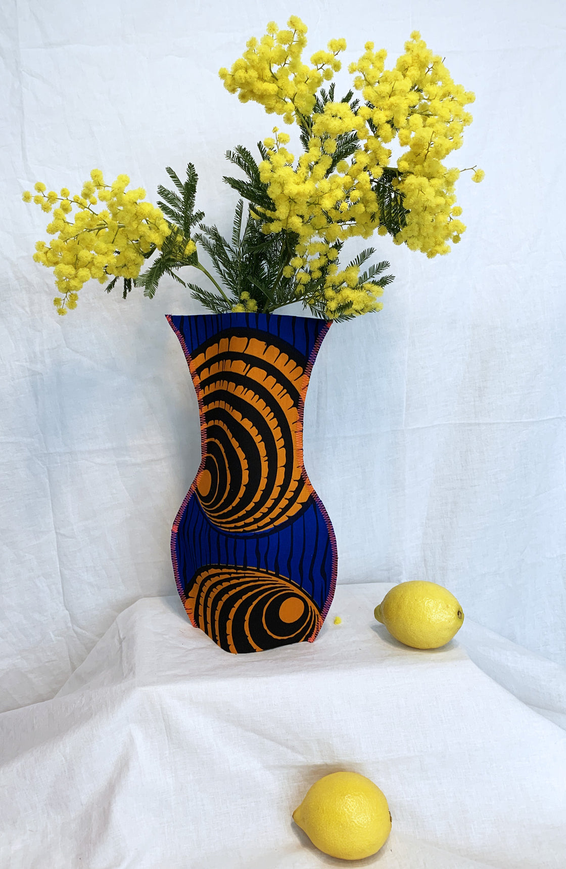 Cache vase - Cerles bleu Mochi