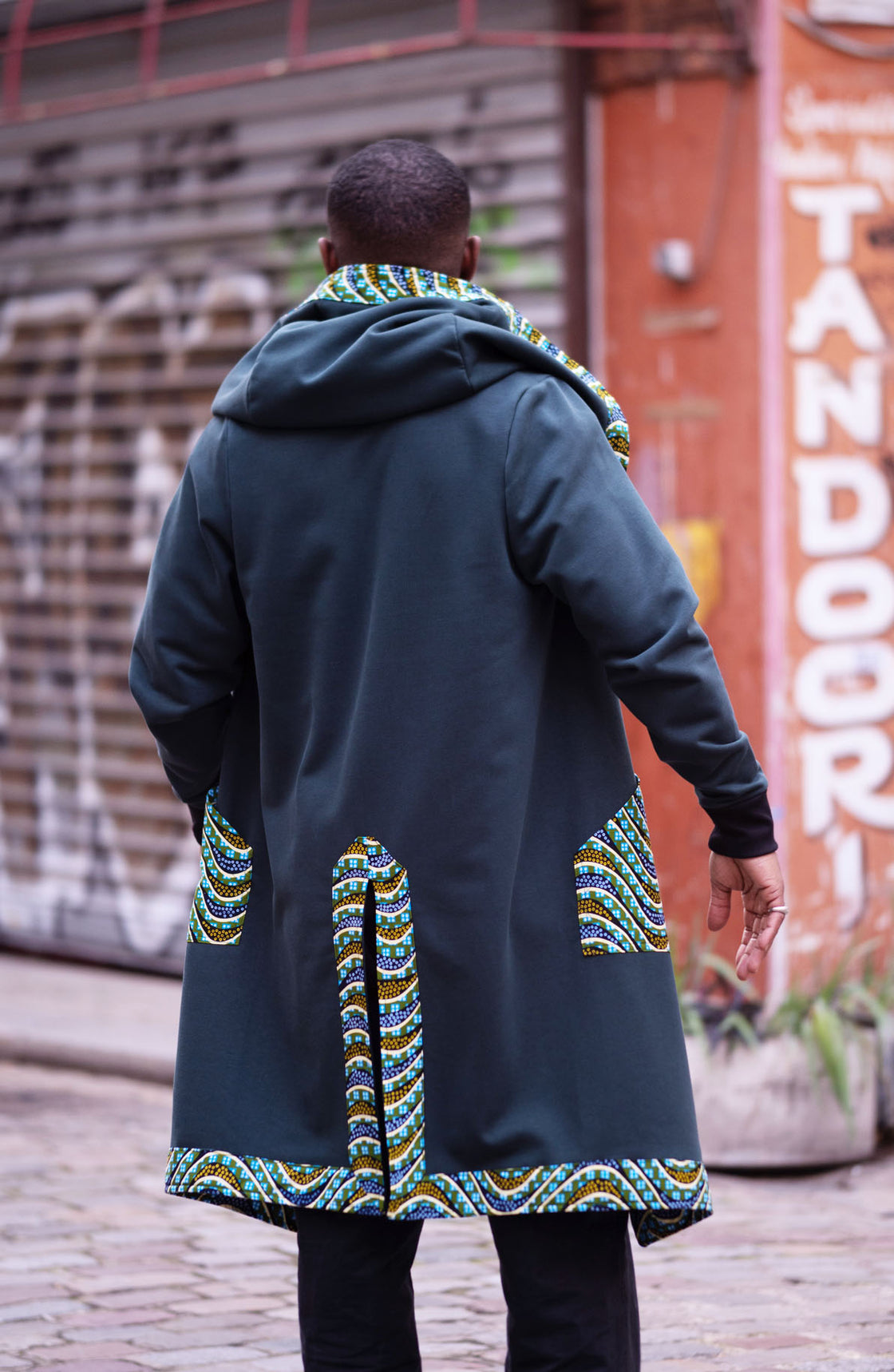 Gilet capuche Vert