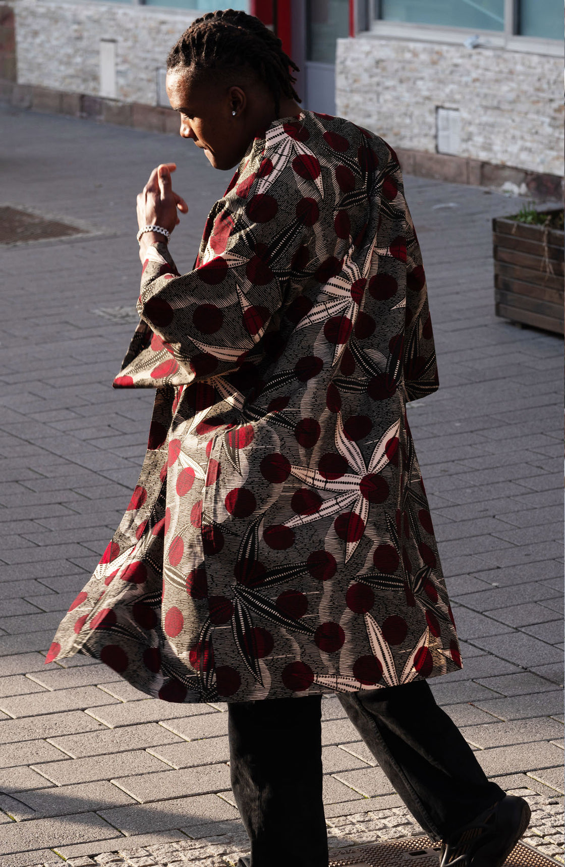 Kimono wax long - Mbouaki